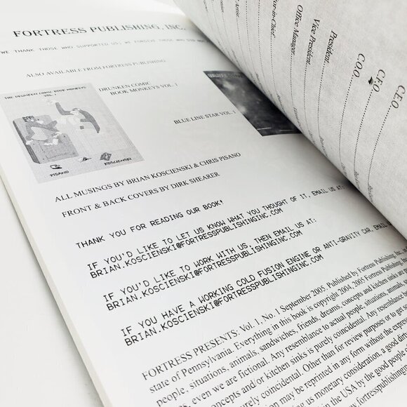 Fortress Presents TPB Fiction Vol. 1 No. 1 Sept. 2005 Koscienski Pisano Signed - Picture 10 of 11